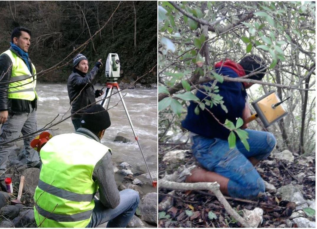 Topographical Land Survey Along Riverbeds In Various Porject Locations In Denizli